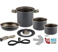 BRUNNER TORRALTA Ø 18cm Set PENTOLE SALVASPAZIO per Camper E Barche