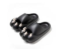 POPOTI Sandali Estive Donna, Infradito da Flip Flop Slip-On Sandali Flipper Sandali Zeppa Mare Spiaggia e Piscina Estate Scarpe (Nero, Adulto, Donna, 39, Numero, Sistema Taglie Calzature EU, Media)