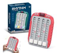 POPOYU Musica elettronica portatile ritmo macchina di gioco ritmo migliorato console di gioco master pressione rapida spinta gioco, pop it gioco sensoriale giocattolo irrequieto per bambini età 4 5 6