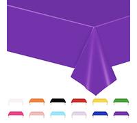 POPOYU Tovaglia Profondità Purple Decorazioni per Feste di Compleanno,137x274cm Tovaglia per Feste,Tovaglia da Colorare Decorazioni,Gigante Carta Tovaglia per Halloween,Matrimonio,Pensione