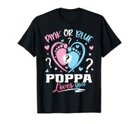 Poppa rosa o blu ti ama sesso rivelare bambino Maglietta