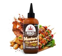 Poppamies Salsa Barbecue alla Senape - Miscela Morbida e Saporita, Perfetta per Pulled Pork e Street Food - Senza Glutine, Vegana - 335g