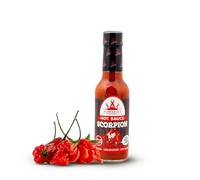 Poppamies Salsa piccante Scorpion di Trinidad scorpion chili - Senza glutine Senza lattosio Vegano - Spezia: 10+/10 Extra Hot - 150ml