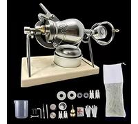 Poppiano di Popcorn Tradizionale Cinese, Mini Popcorn in Acciaio Inossidabile, Macchina a Popcorn a Mano, Piccolo Cannone Popcorn per Divertimento per Feste di Raccolta familiare