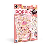 POPPIK 1841200 Poster con unicorni Rimovibili, Set di Adesivi per Fai da Te, per Bambini dai 5 Anni in su, 46 x 68 cm