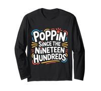 Poppin Since The Nineteen Hundreds Vintage retrò |- Maglia a Manica