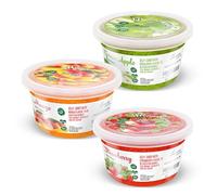 POPPING BOBA MIX - Sferette alla frutta per Bubble Tea - Fragola, Mango & Mirtillo (3x 450 g) - nessun colorante artificiale, succo di frutta vero, 100% vegan e senza glutine