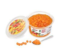POPPING BOBA - Sferette alla frutta per Bubble Tea - Mango - 450 g - nessun colorante artificiale, basso contenuto di zucchero, succo di frutta vero, 100% vegan e senza glutine