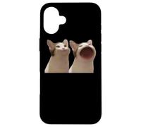Popping Cat Meme Pop Cat Meme Custodia per iPhone 16 Plus