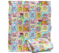 Popples LOGOVISION Blanket, 152 x 127 cm Popple Squares Silky Touch Super Soft Throw Blanket