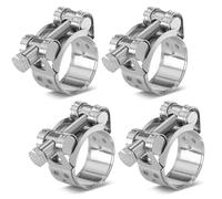 Poppstar 2 pezzi Fascette a bullone in acciaio inossidabile, campo di serraggio 29-31mm, larghezza banda 20mm, W4