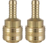 Poppstar Attacchi Rapidi per Aria Compressa DN 7,2 con Beccuccio per Tubi da 9,5 mm, Set da 2 Pezzi