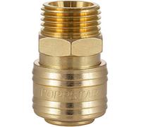 Poppstar Attacco Rapido per Aria Compressa DN 7,2 con Filettatura Esterna da 1/2 Pollice