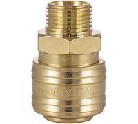 Poppstar Attacco Rapido per Aria Compressa DN 7,2 con Filettatura Esterna da 3/8 Pollici