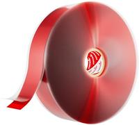POPPSTAR Nastro in silicone autoagglomerante, 11m x 25mm, nastro isolante e sigillante (acqua, aria), rosso, 1 rotolo