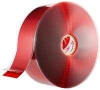 POPPSTAR Nastro in silicone autoagglomerante, 11m x 38mm, nastro isolante e sigillante (acqua, aria), rosso, 1 rotolo