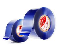 POPPSTAR Nastro in silicone autoagglomerante, 3m x 25mm, nastro isolante e sigillante (acqua, aria), blu, 2 rotoli