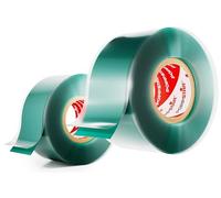 POPPSTAR Nastro in silicone autoagglomerante, 3m x 25mm, nastro isolante e sigillante (acqua, aria), verde, 2 rotoli