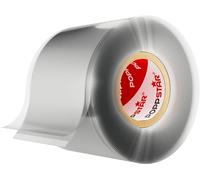 POPPSTAR Nastro in silicone autoagglomerante, 3m x 38mm, nastro isolante e sigillante (acqua, aria), grigio, 1 rotolo