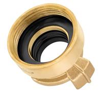 Poppstar Raccordo rapido 1 1/4 pollice filetto femmina in ottone (raccordo a baionetta con filetto 1 1/4")