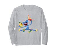 Poppy Playtime Huggy Wuggy che gioca con Bunzo Bunny & Bron Maglia a Manica
