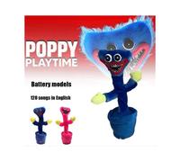 Poppy Playtime Huggy Wuggy Dancing Cactus Toy BLUE blue