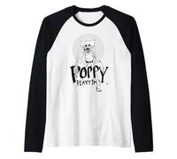 Poppy Playtime Nightmare Huggy Wuggy Spooky Halloween Maglia con Maniche Raglan