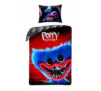 Poppy Playtime Set Copripiumino Singolo in Cotone Multicolore Design 2-in-1