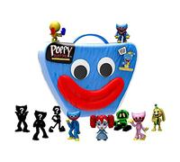 Poppy Playtime - Set di mini valigetta da collezione con Huggy Wuggy (10 personaggi con esclusiva, serie 1)