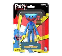 Poppy Playtime - Sorridente Huggy Wuggy Action Figure (5" Posable Figure, Serie 1) [Licenza ufficiale]