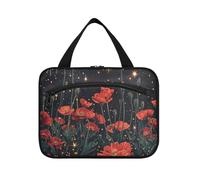 Poppy Star Hanging Borsa da viaggio per le donne con gancio, borsa impermeabile per la cura della pelle per accessori per le donne vacanza maleta para maquillaje L