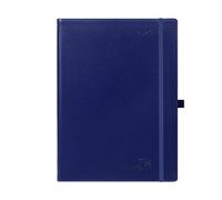 POPRUN Agenda Settimanale 2026 Verticale A4 21x29,7cm, Planner 2026 con Intervalli Di 15 Minuti e Angoli a Strappo, Carta Spessa da 100 GSM, Blu Notte (Italian Version).