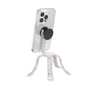 PopSocket PopMount 2 Flex, Supporto e Treppiede de Silicone Flessibile senza Adesivo, Compatibile con Smartphone e Tablet, Coconut Creme