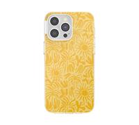 PopSockets Custodia per iPhone 15 Pro Max compatibile con MagSafe, custodia per iPhone 15 Pro Max, compatibile con ricarica wireless, solo custodia - Sava Sava Palms Curcuma