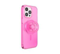 PopSockets Custodia per iPhone 15 Pro Max con impugnatura rotonda compatibile con MagSafe, custodia per iPhone 15 Pro Max, compatibile con ricarica wireless, rosa Baeby