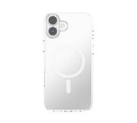 PopSockets Custodia per iPhone 16 Plus compatibile con MagSafe, custodia per iPhone 16 Plus, compatibile con ricarica wireless, solo custodia - trasparente