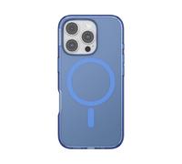 PopSockets Custodia per iPhone 16 Pro compatibile con MagSafe, custodia per iPhone 16 Pro, compatibile con ricarica wireless, solo custodia - Vermeer Blue