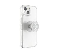 PopSockets: Custodia PopCase per iPhone 13 con Supporto PopGrip Slide Riposizionabile e Impugnatura con Top Intercambiabile - Clear