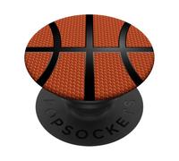 PopSockets Disegno di stagione del modello di palla da basket PopGrip: Impugnatura per Telefoni Cellulari e Tablet Intercambiabile