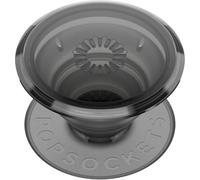 PopSockets Grip Adesivo per Smartphone, Supporto, Cavalletto, Black - Translucent Black Smoke