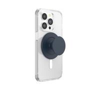 PopSockets, Impugnatura rotonda compatibile con MagSafe, anello adattatore incluso, supporto per telefono, compatibile con ricarica wireless, motivo Navy soft touch