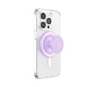 PopSockets Grip per Smartphone MagSafe, Supporto Magnetico, Cavalletto, Pink - Opalescent Clear