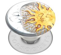 PopSockets Impugnatura Adesiva per Telefono, Supporto- Sole e Luna | Anti-Sturz, Kickstand, Sicherer bequemer Halt, Pflanze, Mond, Stern, Sonne, Weltraum