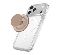 PopSockets Impugnatura MagSafe per Telefono, Supporto- Soft Touch Latte | Con magnete, rimovibile, Kindle/iPhone/Android/Tablet, marrone, tinta unita, crema, beige, autunno, zucca