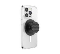 PopSockets Impugnatura MagSafe per Telefono, Supporto- Zigrinato Nero | Con magnete, rimovibile, Kindle/iPhone/Android/Tablet, nero, testurizzato