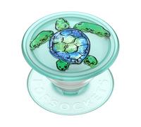 PopSockets Impugnatura per telefono a base vegetale con cavalletto espandibile, ecologica, colore tortuga