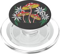 PopSockets - Impugnatura per telefono a forma di fungo, modello Shiitake PopSockets PopGrip per MagSafe