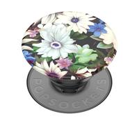 PopSockets – Impugnatura per telefono base vegetale, cavalletto espandibile – Fiori notturni