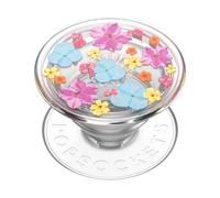 PopSockets, Impugnatura per telefono con supporto espandibile, traslucida con delicato motivo floreale