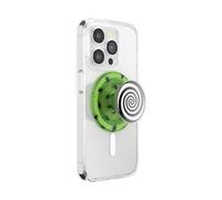 PopSockets Impugnatura per telefono MagSafe con cavalletto, supporto magnetico, parte superiore sostituibile, presa sicura per custodie MagSafe per iPhone e tablet, Beetlejuice, smalto resistente e